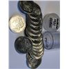Image 1 : Brilliant Uncirculated Roll of 17 Total 1921 Morgan Silver Dollars