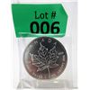 Image 1 : 2011 Royal Canadian Mint Silver Maple Leaf Coin