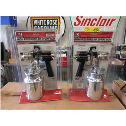2 New High Pressure Air Spray Guns