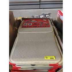 6 New Beige Auto Floormats