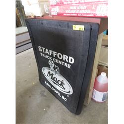 4 New Mack Truck Mud Flaps - 24" x 30"
