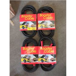 4 New Sets of 12 Foot Booster Cables
