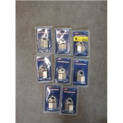 8 New Security 40mm Laminated Padlocks