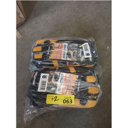 12 New Medium Size Stretch Work Armour Gloves
