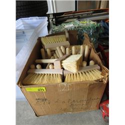 Case of 32 Soft Bristle Hand Brush Sweepers