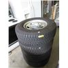 Image 1 : Set of 4 Goodyear Wrangler M&S P265/70R17 Tires