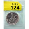 Image 1 : 1 Oz 1985 Engelhard .999 Fine Silver Round