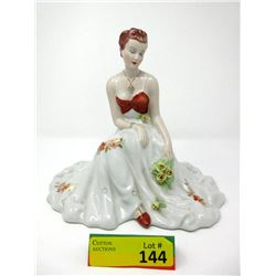 Royal Dux Czechoslovakia 10" China Statuette