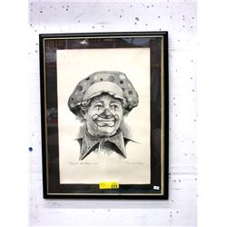 Ltd. Edition Michael Grow -Peppito the Clown Print