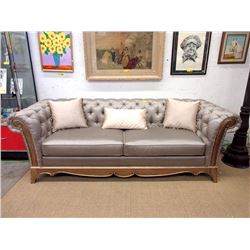 New Upholstered Button Tufted Sofa  - 91" Wide