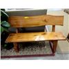 Image 1 : Four Foot Long Hand Crafted Live Edge Wood Bench