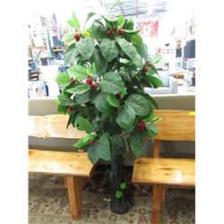 4.5 Foot Tall Imitation Cherry Tree - 26"