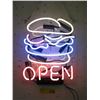 Image 1 : New Electric Neon "Open" Sign - 10 x 12"