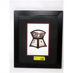 Richard Shorty Framed Print - Copper Design