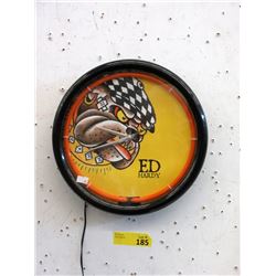 New "Ed Hardy" Clock with Neon Ring -  12"