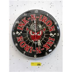 New "Ink-N-Iron" Clock -  14"
