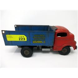 1950s Wind-Up Friction Drive & Tilt Dump Truck