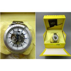 New In Box Mans Invicta Skeleton Watch