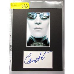 Carrie Ann Moss (The Matrix) Autographed Photo