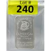 Image 1 : 1 Oz. "Don't Tread on Me" .999 Silver Bar