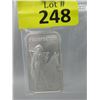 Image 1 : 1 Oz Prospector/Mule motif .999 Silver Bar