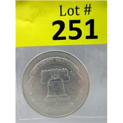 1 Oz Liberty Silver .999 Art Round