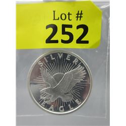 1 Oz Vintage Sunshine Minting .999 Silver Round