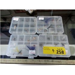 40 New Fishing Flies in 4 Cases