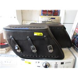 2 Harley Davidson Road King Leather Saddlebags