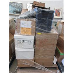 Skid of Assorted Movie Set Decorations