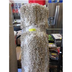 Beige Shag Area Carpet