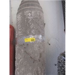 Grey Sculptured Area Carpet