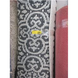 2-Tone Grey Broadloom Area Carpet