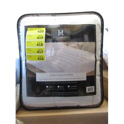 New King Size Cotton Sateen Top Mattress Pad