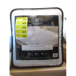 New King Size Cotton Sateen Top Mattress Pad