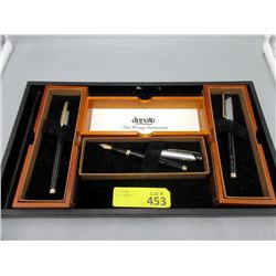 3 Donato Fountain Pens with German Iridium Points