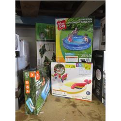 Ladder Ball Game & 3 Wading Pools