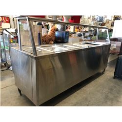 8 Foot Stainless Steel Steam Table