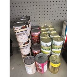 34 Cans of Mislabeled Food