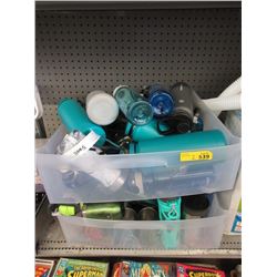 2 Bins of Assorted Beverage Containers