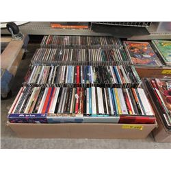 4 Boxes of Approximately 50 Music CDs