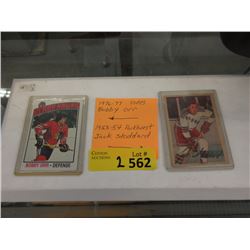 1976/77 Bobby Orr & 1953/54 Jack Stoddard Cards