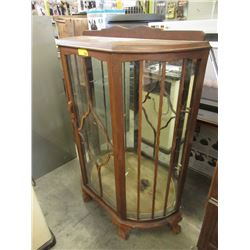 Vintage Glass Door Display Cabinet