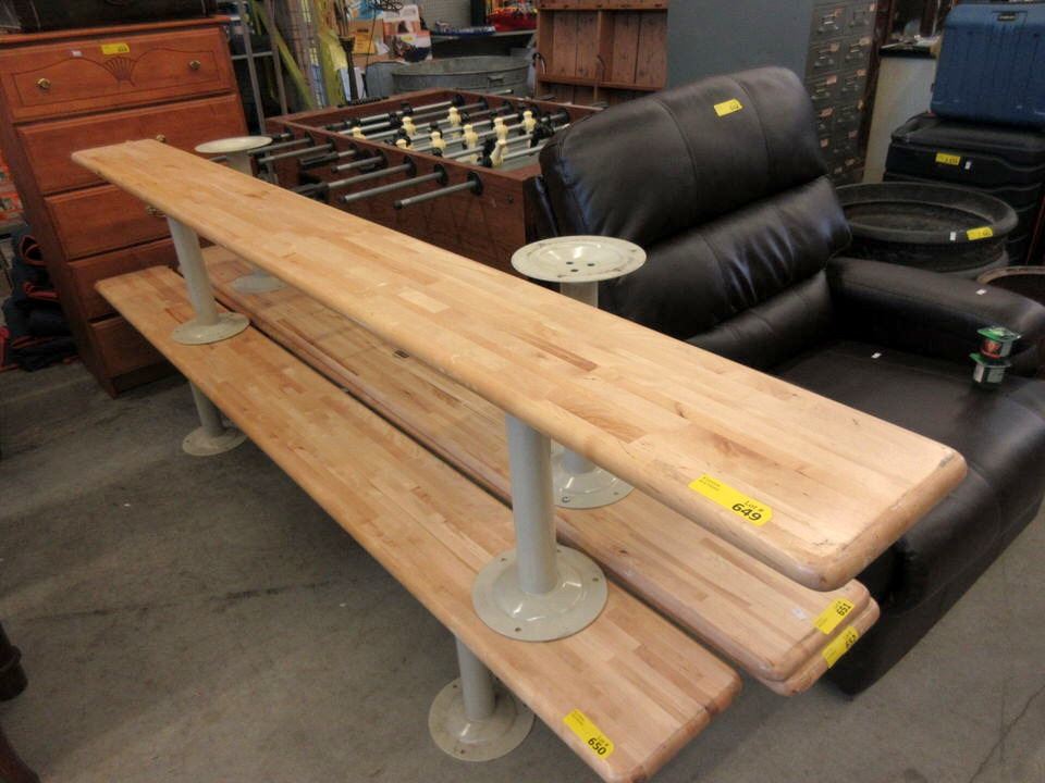 8 Foot Gym Bench With Metal Legs