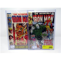 1969 "Ironman #18 & #19" 15¢ Marvel Comics