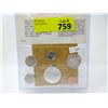 Image 1 : 1966 Canadian Uncirculated Proof-Like Coin Set