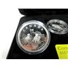 Image 2 : 2004 .9999 Fine Silver Arctic Fox Four Coin Set