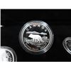 Image 3 : 2004 .9999 Fine Silver Arctic Fox Four Coin Set