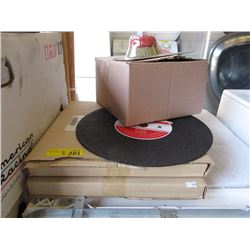 Metal Grinding Wheels & Box of Wire Brushes