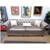 Image 1 : New Upholstered Button Tufted Sofa  - 91" Wide